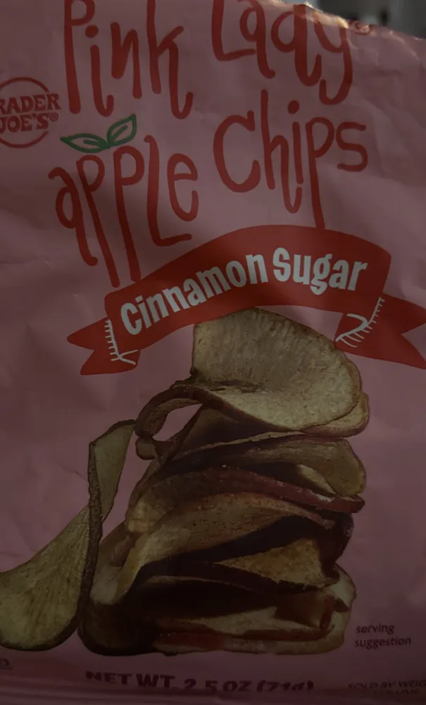 Pink Lady apple chips
