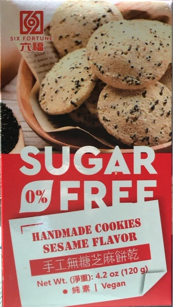 Handmade Cookies Sesame Flavor Sugar Frer