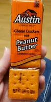 Peanut Butter on Cheese Sandwich Crackers