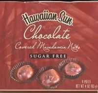 Chocolate covered macadamia nut – sugar-free