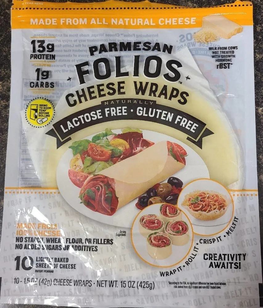Parmesan Folios Cheese Wraps