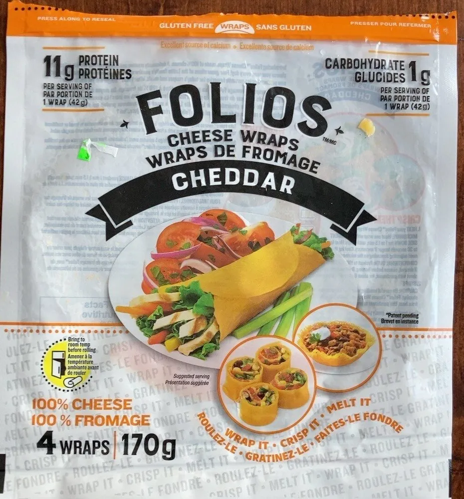 Folios Wraps de fromage