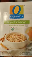 Apple cinnamon organic instant oatmeal