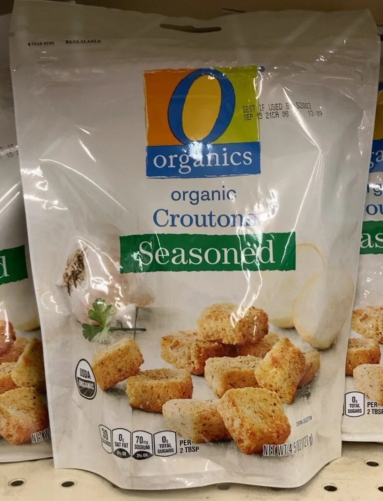 organic Croutons Seasoned