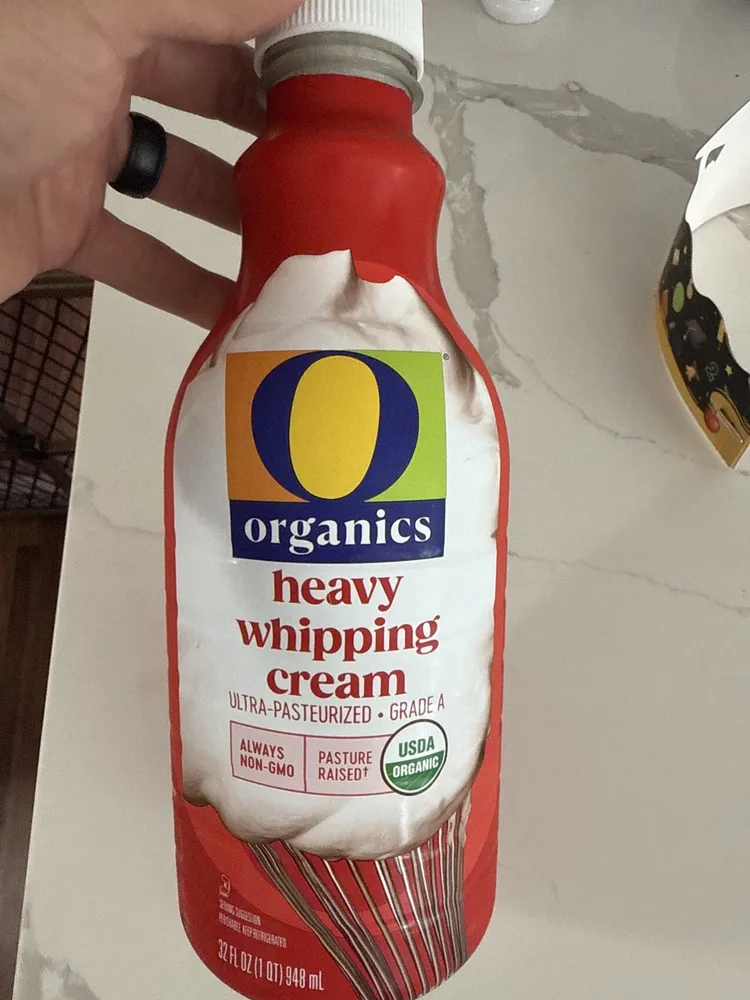 heavy whipping cream