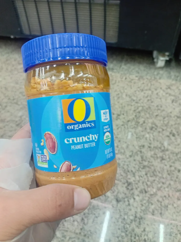 Organic o crunchy peanut putter