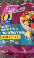 Mango, blueberries & strawberries