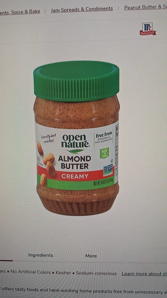 Almond Butter Creamy
