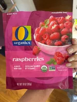 Organic raspberries