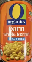 Organic Whole Kernel Corn, No Salt Added