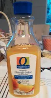 Organic orange juice, orange