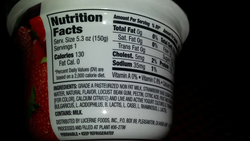 Greek strained nonfat yogurt