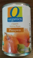 Organic 100% pure pumpkin