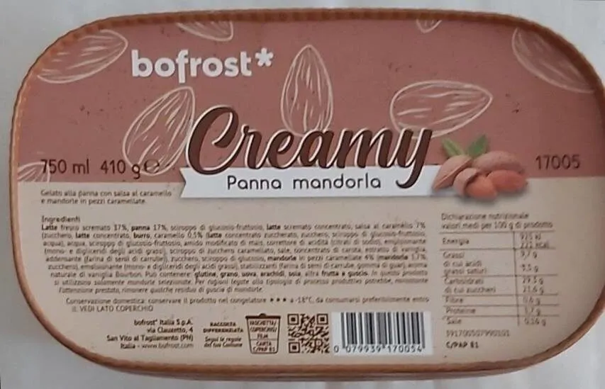 Creamy Panna mandorla