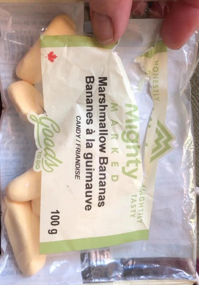 Marshmallow bananas