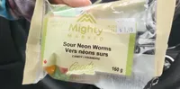 Sour neon worms