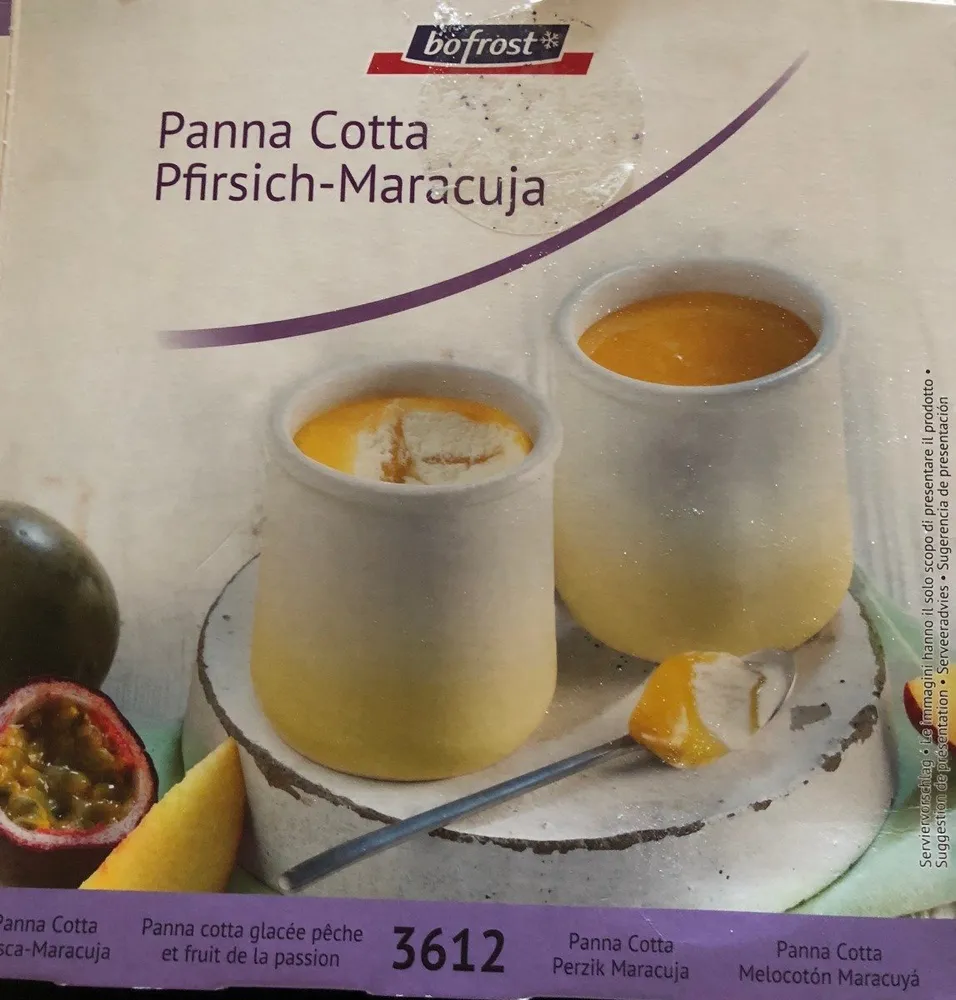 Panna cotta glacée