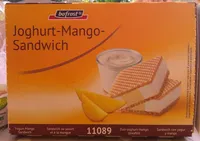 Joghurt mango sandwich