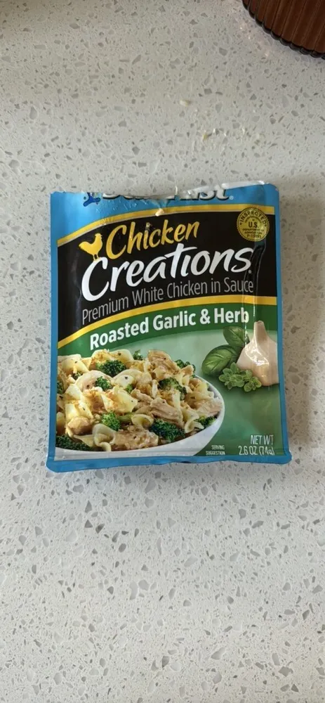 Chicken Creations Premium White Chicken in Sauce Roasted Garlic & Herb