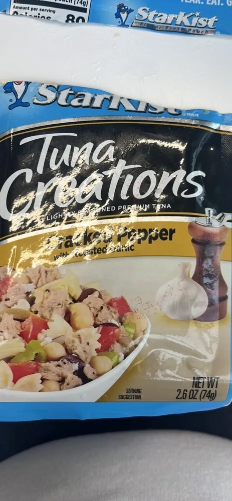 Tuna Creations Cracked Pepper with Roasted Garlic