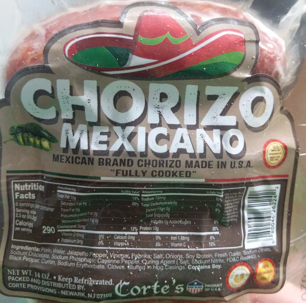 Chorizo Mexicano Sausage, Chorizo Mexicano