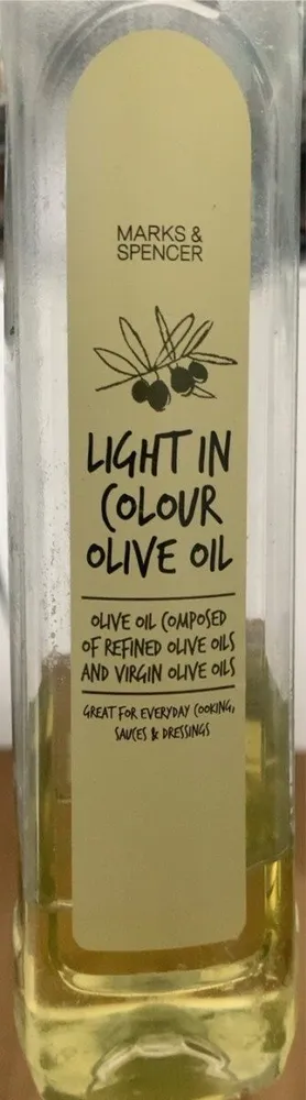 Light in colour olive oil