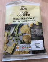 Hand Cooked mature cheddar & spring onion crisps