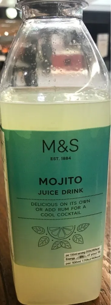 Mojito juice drink
