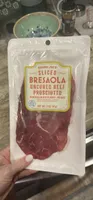 Sliced Bresaola Uncured Beef Prosciutto