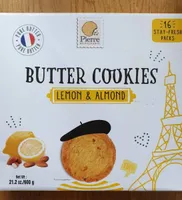 Butter cookies Lemon & almond