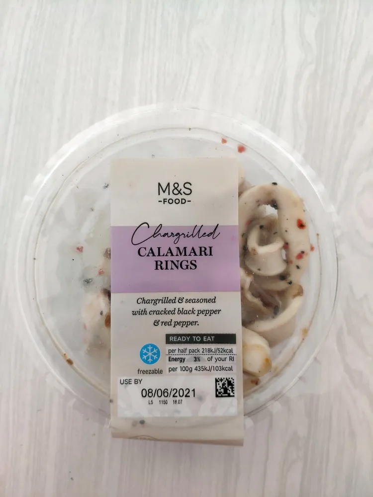 Chargrilled Calamari Rings