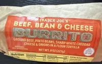 Beef, Bean & Cheese Burrito