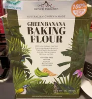 Green banana baking flour