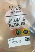 Plum & berries