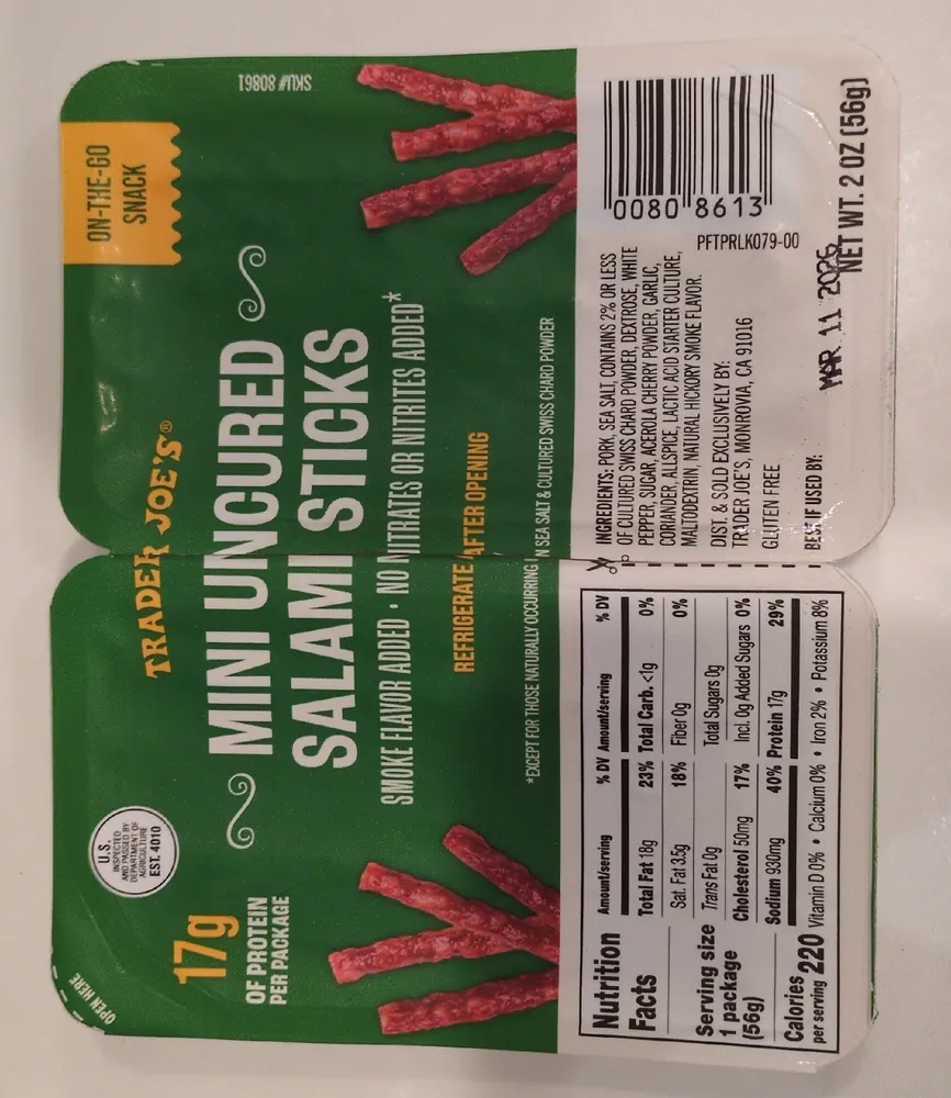 Mini Uncured Salamisticks