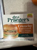 Crunchy Southwestern Sweet Potato Veggie Burgers