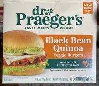 Black Bean Quinoa Veggie Burgers