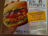 Mushroom Risotto Veggie Burgers