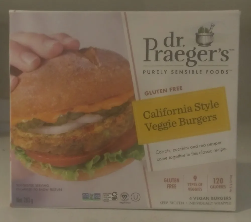 Gluten Free California Veggie Burgers