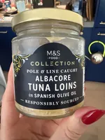 Albacore tuna loins