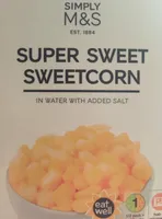 Super sweet sweetcorn
