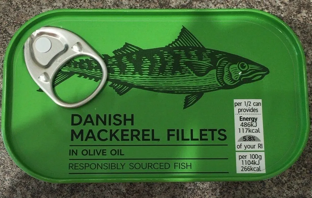 Danish Mackerel Fillets in Olive Oil