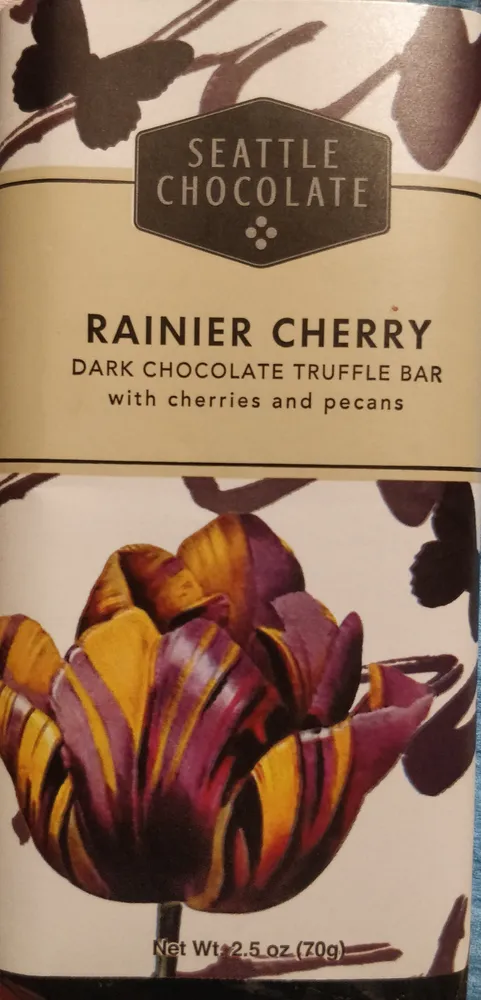 Rainier Cherry, Dark Chocolate Truffle Bar