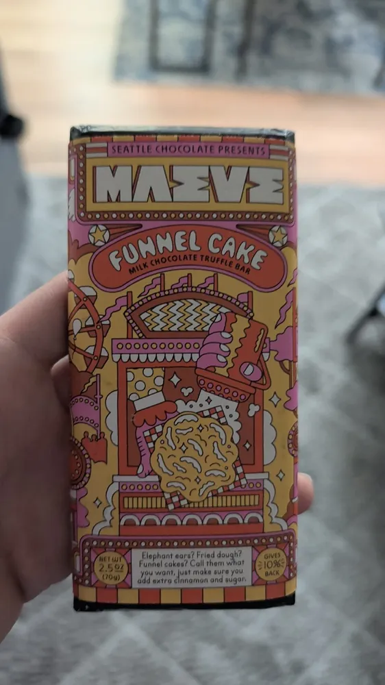 Funnel Cake Chocolate Bar