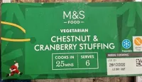 Vegetarian chestnut & cranberry stuffing