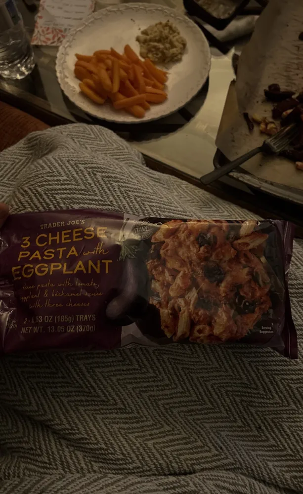3 CHEESE PASTA with EGGPLANT