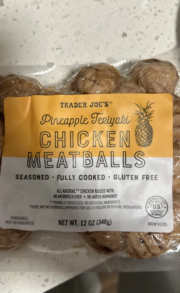 Pineapple Teriyaki Chicken Meatballs