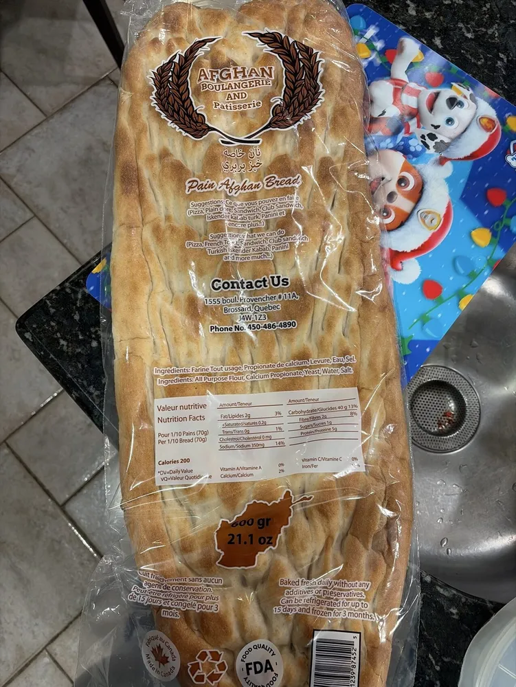 Afghan naan