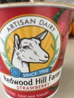 Redwood hill farm, goat milk yogurt, strawberry