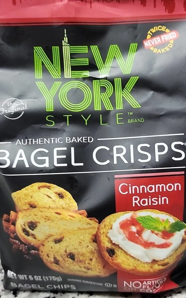 Bagel Crisps Cinnamon Raisin
